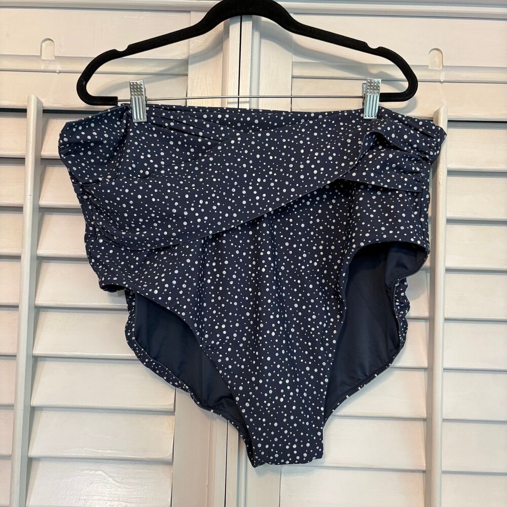 Calia Blue And‎ White Swimsuit Bottom Size 2X